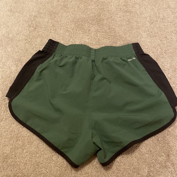 Green adidas athletic shorts- size small- 2 inch inseam - Picture 2 of 2